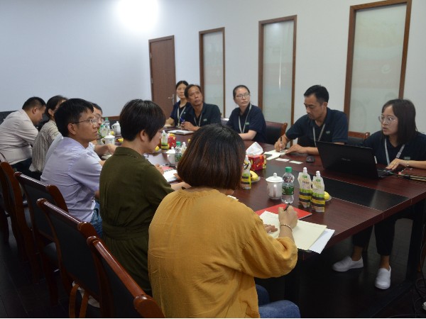 市科协领导一行莅临金记食品