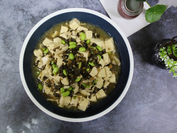 舌尖上的老相食-咸菜烧豆腐